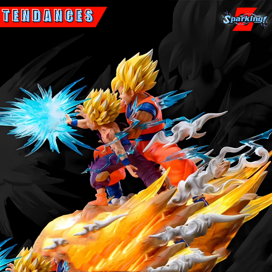 Figurine Goku et Gohan : La Force de la Famille - Dragon Ball Z