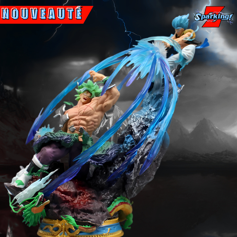 Figurine Broly vs Gogeta Blue: L'affrontement Ultime - Dragon Ball Z