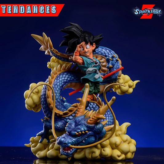 Figurine Goku GT sur Shenron - Dragon Ball Z