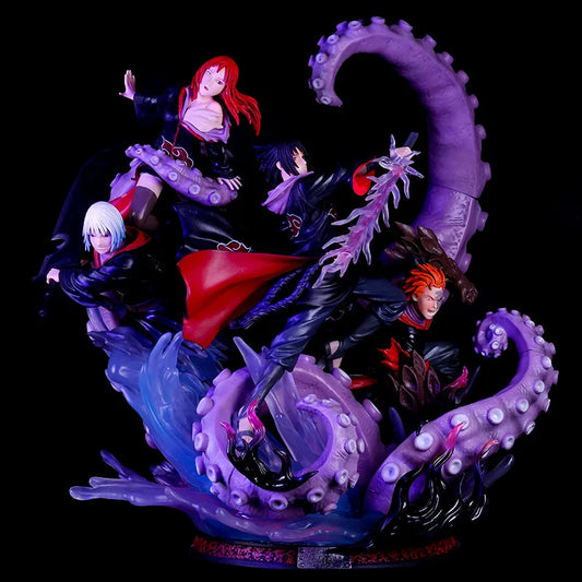 Figurine Les Quatre Ombres de l'Akatsuki PREMIUM - Naruto