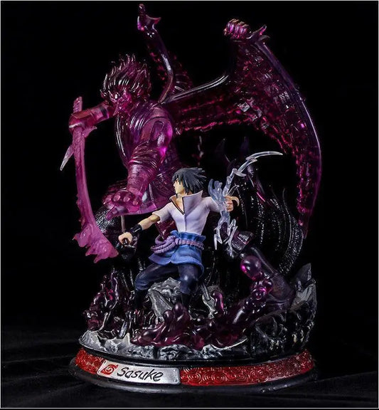 Figurine LED Sasuke Uchiha Éveil du Susanoo - Naruto