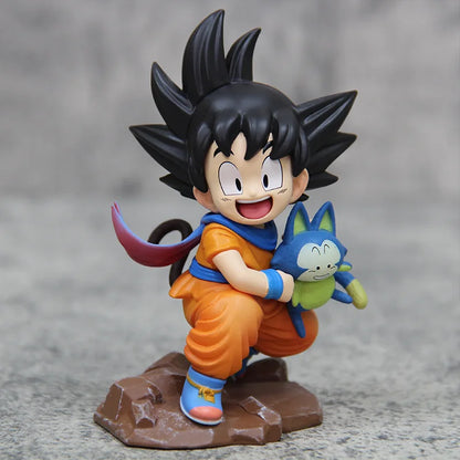 Figurine Goku et son Amulette Chanceuse - Dragon Ball Z